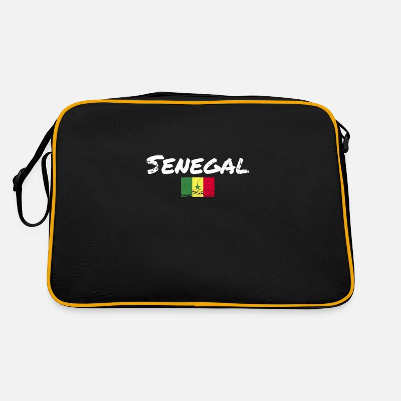 Sénégal Vintage Drapeau Sénégalais Sénégal Sac Retro