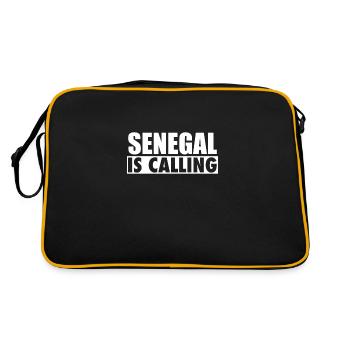 Le Sénégal appelle les Sénégalais - Sac Retro - noir/or - Dos