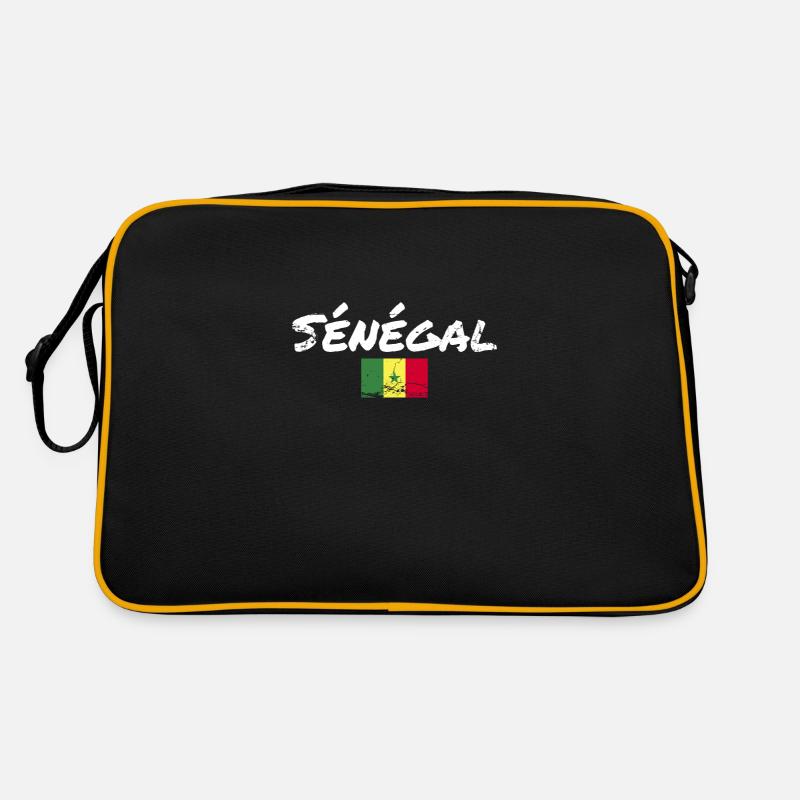 Sénégal Vintage Sénégal Drapeau du Sénégal Sac Retro