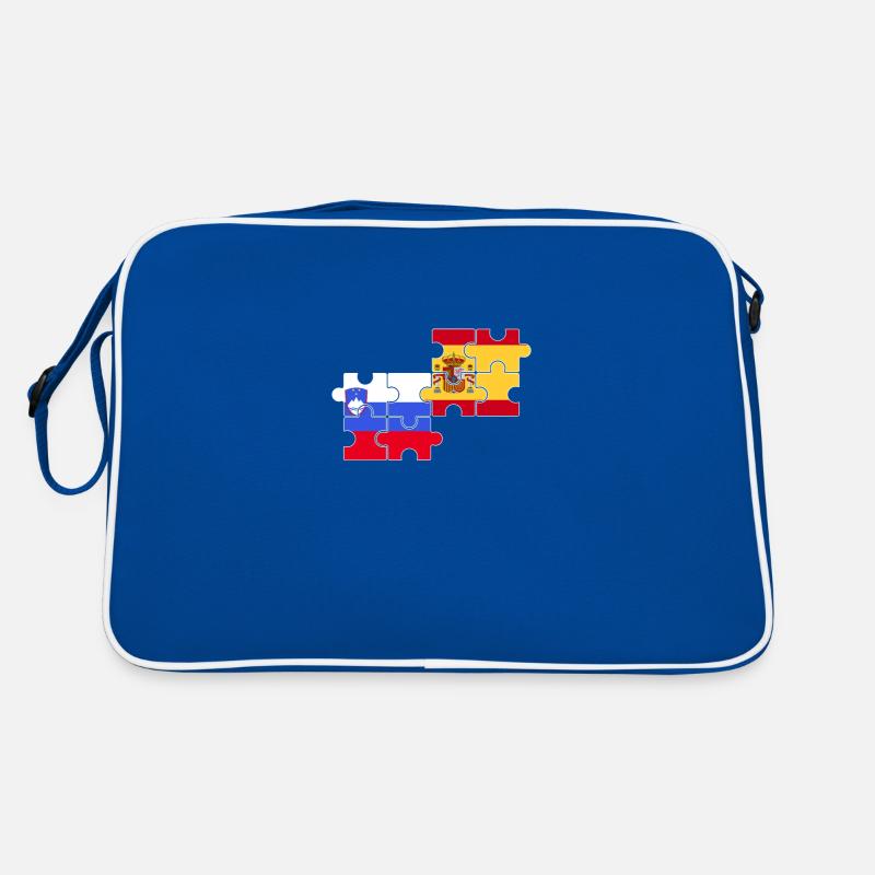 Slovénie Espagne Drapeau Espagnol Slovène Sac Retro