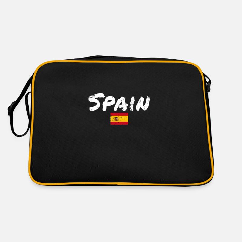 Spain Vintage Spanien Spanische Flagge Spanier Retro Tasche