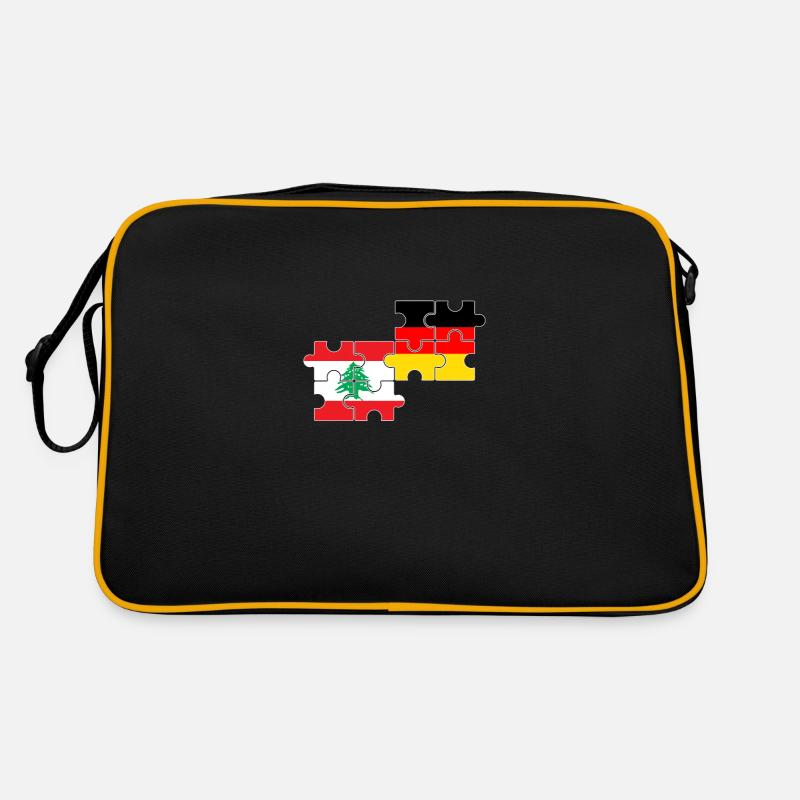 Liban Allemagne Drapeau Allemand Libanais Sac Retro