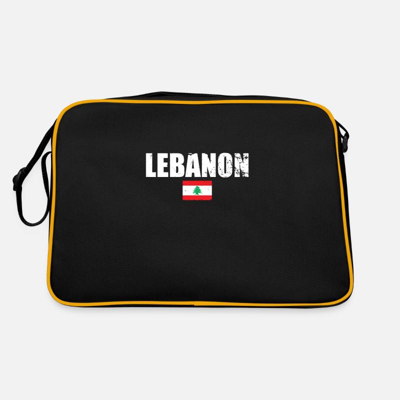 Liban Vintage Libanais Drapeau Libanais Sac Retro