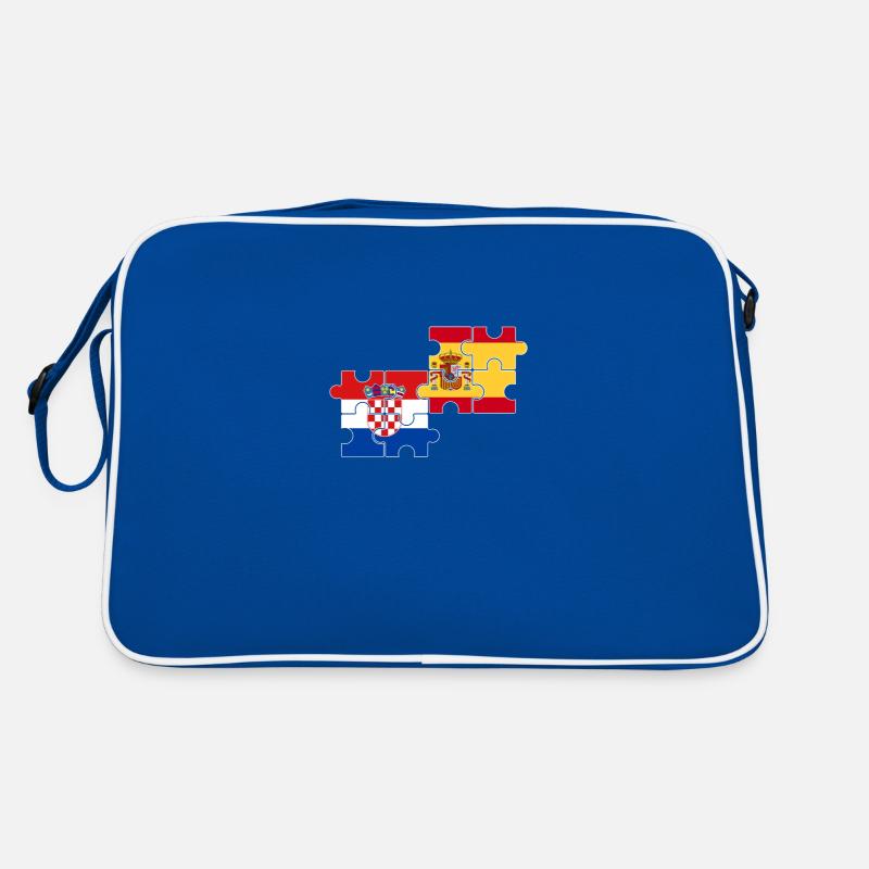 Croatie Espagne Drapeau Croatie espagnole Sac Retro