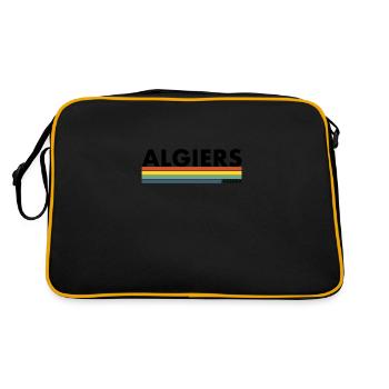 Algiers Algeria Retro Algerian - Retro Bag - black/gold - Back