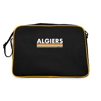 Algiers Algeria Retro Algerian - Retro Bag - black/gold - Back