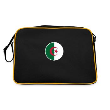 Algérie Drapeau algérien Algérien - Sac Retro - noir/or - Dos