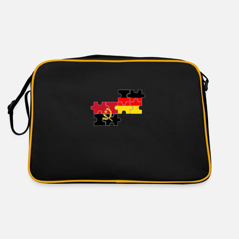 Angola Germany Flag German Angolans Retro Bag