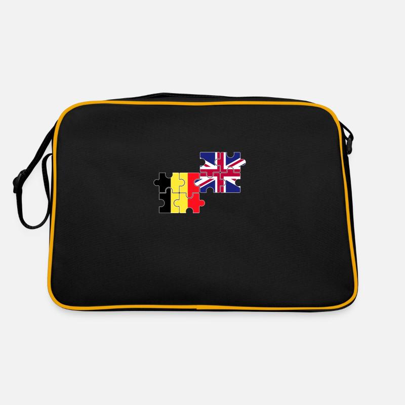 Belgique Royaume-Uni Drapeau belge Britannique Sac Retro