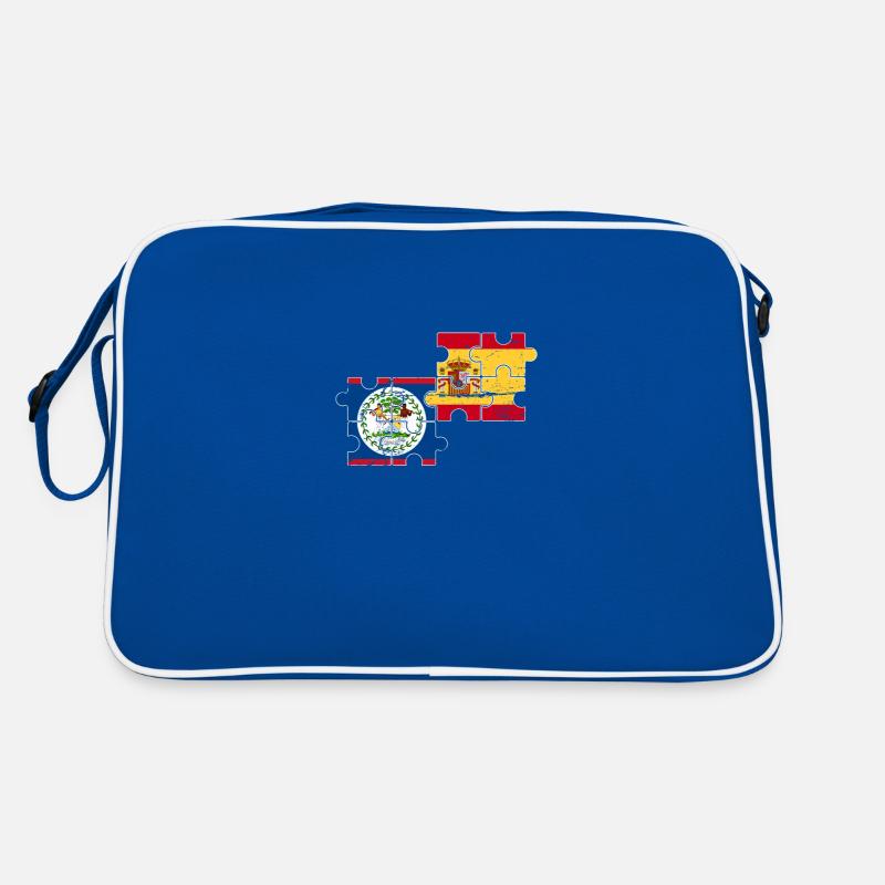 Belize Spanien Vintage Flagge Belizer Retro Tasche