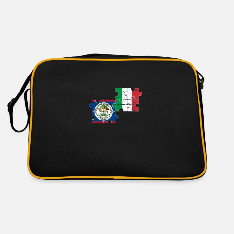 Belize Italie Vintage Drapeau Belizer Sac Retro