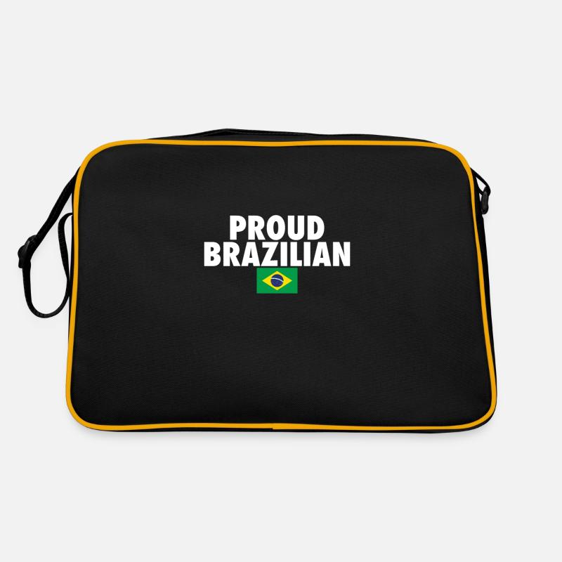 Fier Brésil Brésil Drapeau brésilien Sac Retro
