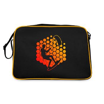 Women's Kitesurf Kite Kitesurfing Kitesurfing - Sac Retro - noir/or - Dos