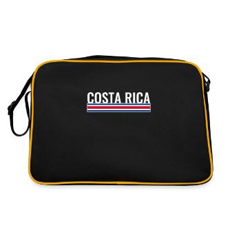 Costa Rica Costa Rican Flag - Retro Bag - black/gold - Back
