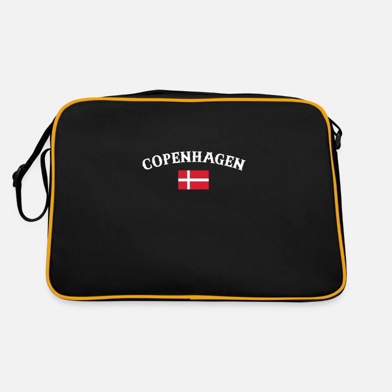 Copenhague Danemark Drapeau danois Proud Dane Sac Retro