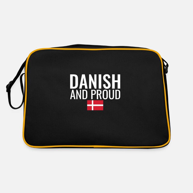 Danois Et Fier Danemark Drapeau Danois Danois Sac Retro