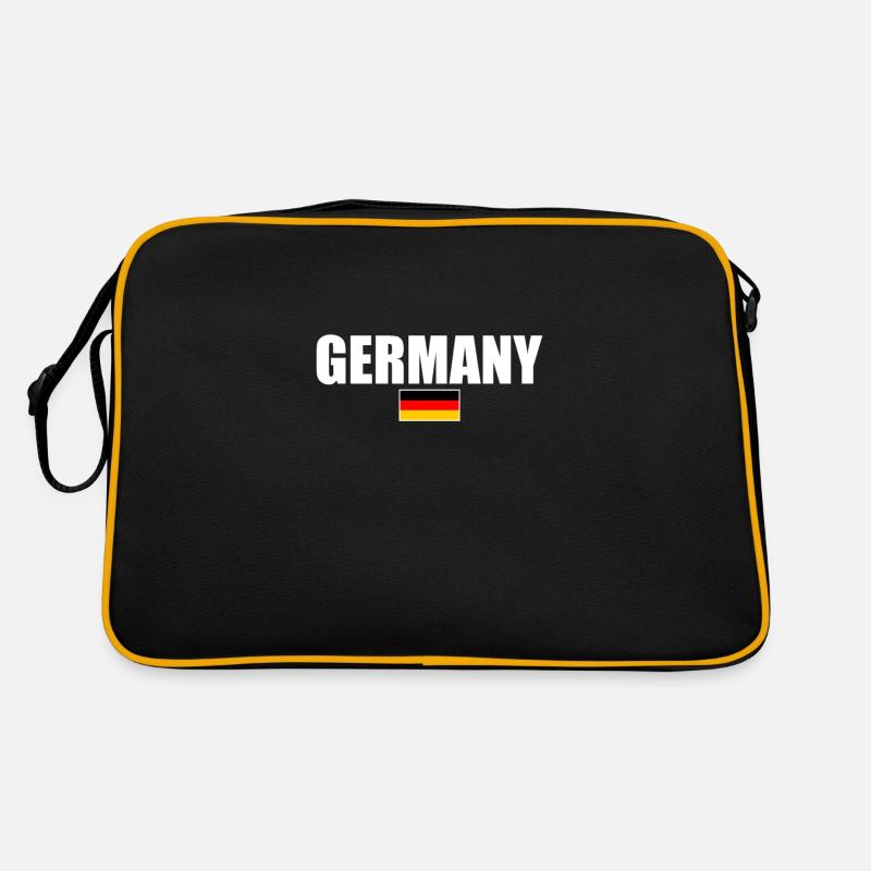 Germany Deutschland Deutsche Flagge Deutscher Retro Tasche