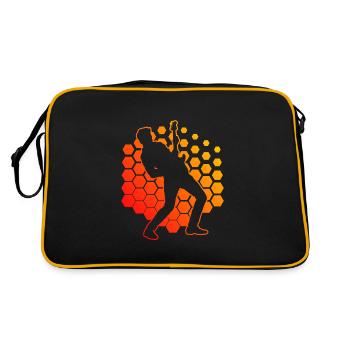 classical guitar Guitar electronic guitar - Retro Bag - black/gold - Back