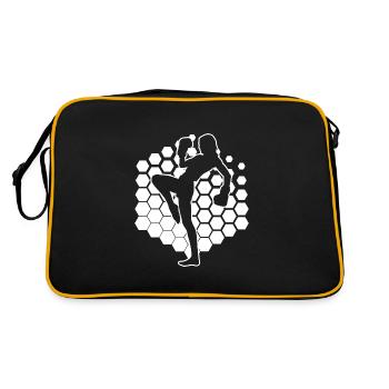Kickboxing Kickboxing Hommes - Sac Retro - noir/or - Dos