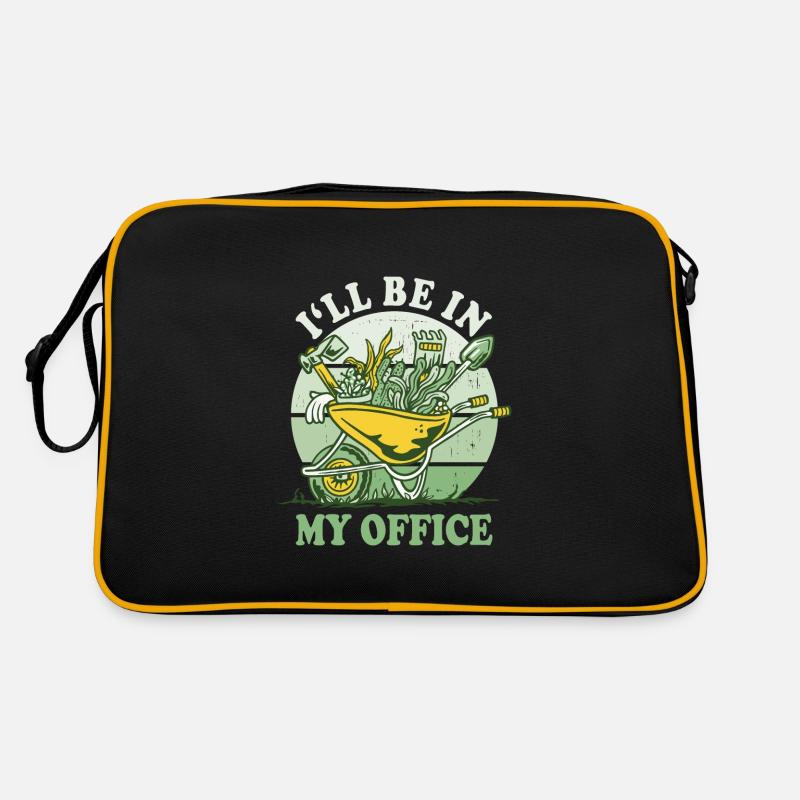 Je suis jardinier dans mon bureau Sac Retro