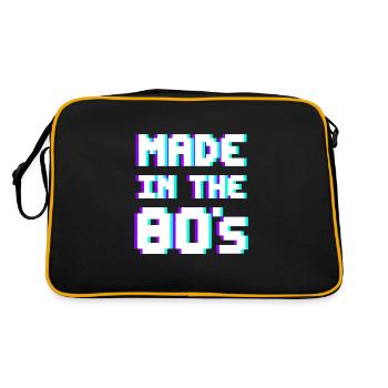 MADE IN THE 80's Eighties Original - Retro Bag - black/gold - Back