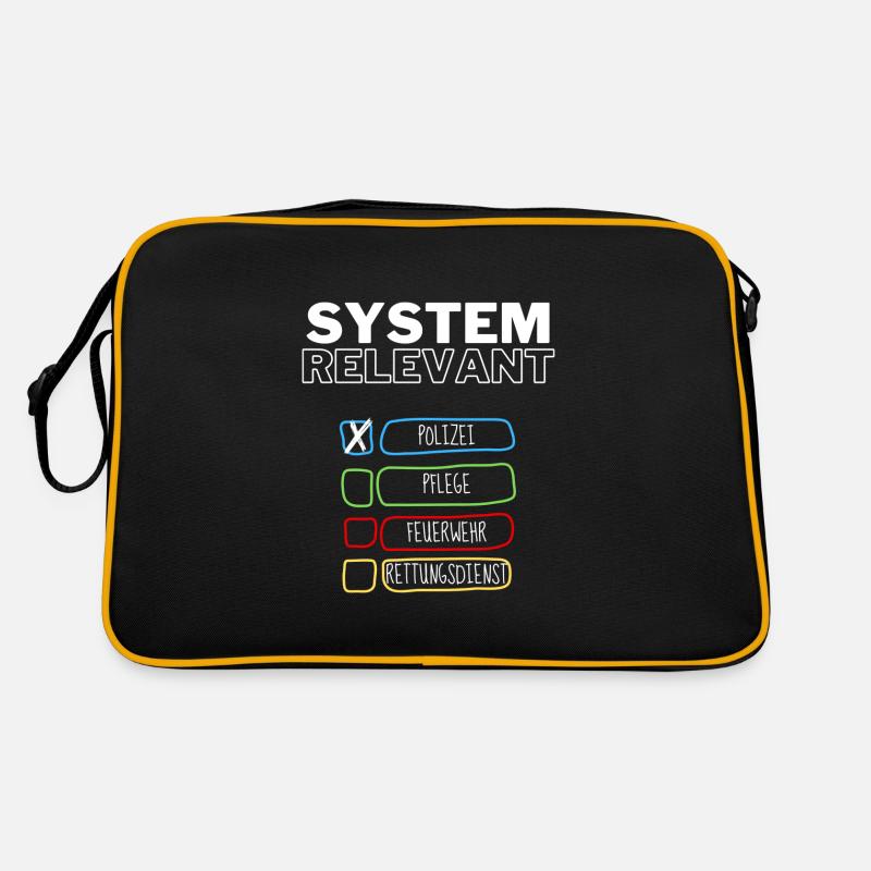 Systemrelevant | Polizei Retro Tasche