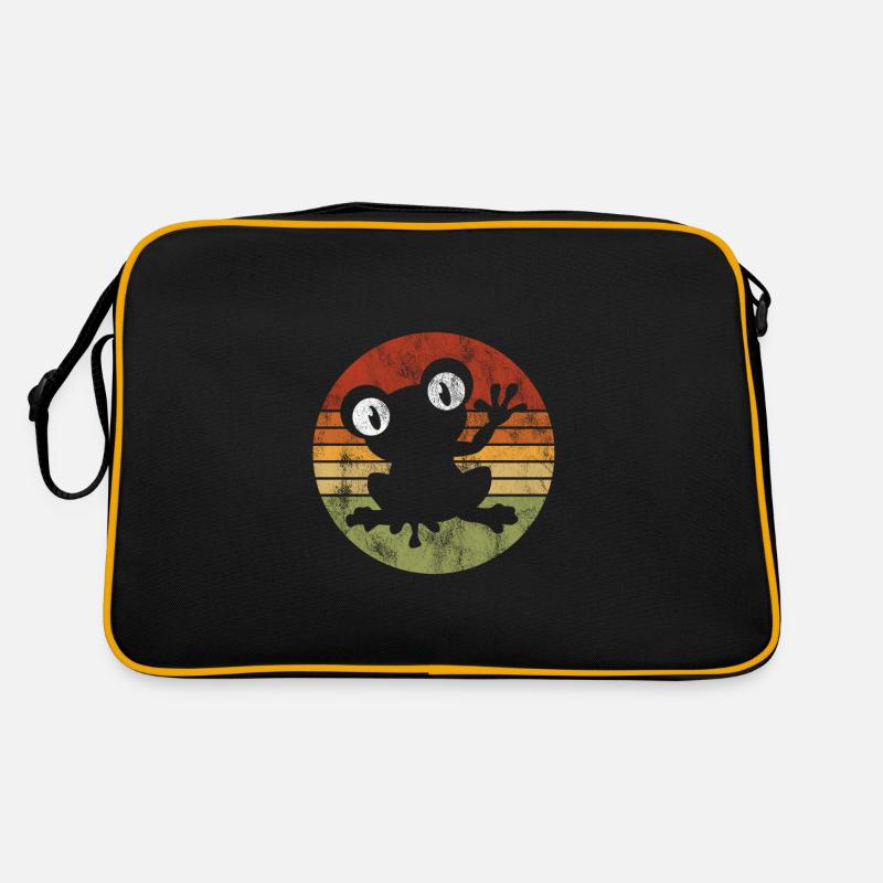 Frog Frogs Gift for Kids Funny Funny Retro Bag