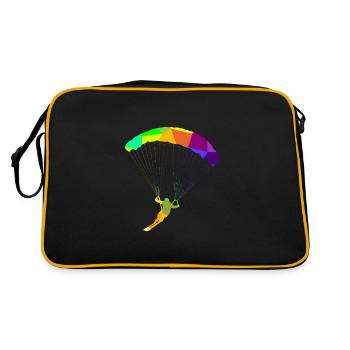 Ski Parapente Arc-en-ciel Couleurs Polygon Sport - Sac Retro - noir/or - Dos