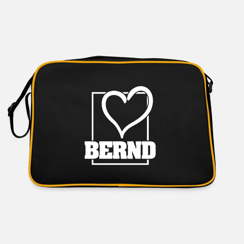 Geschenk für Bernd Retro Tasche