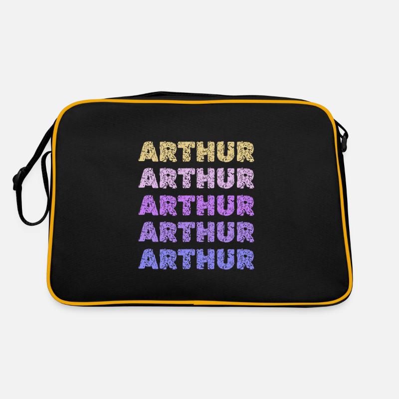 First name Arthur Retro Bag