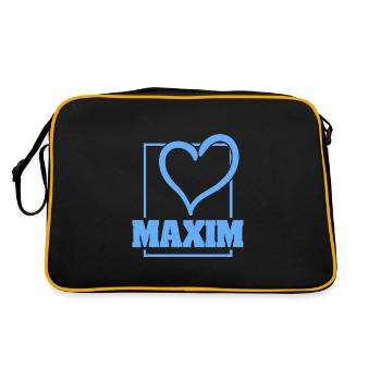 Bachelor Maxim - Retro Bag - black/gold - Back