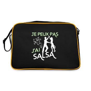 Danse Salsa - Sac Retro - noir/or - Dos