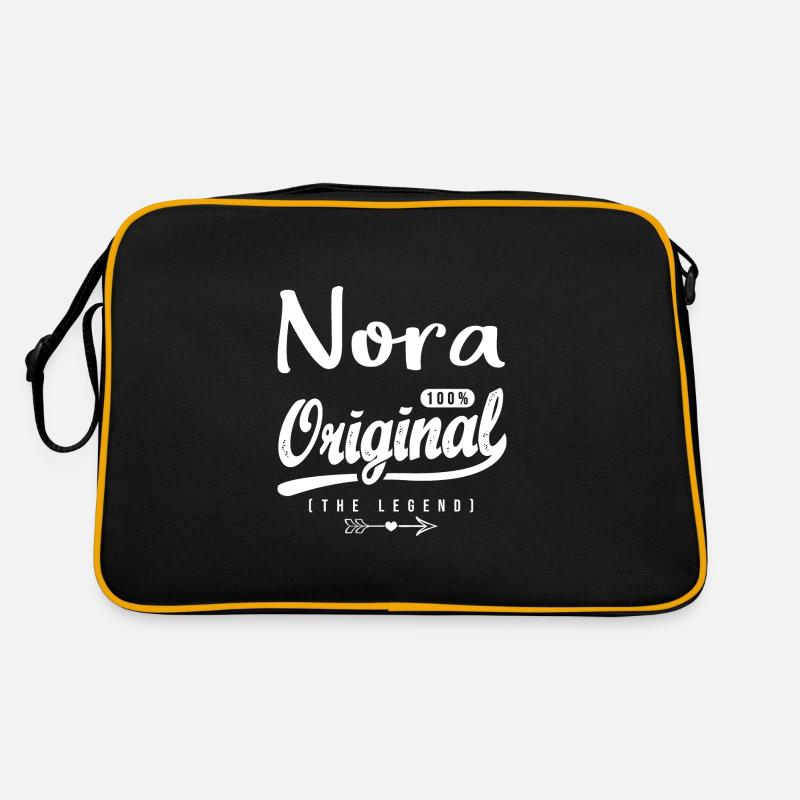 Nora ORIGINAL personalized shirt Arabic name Nora Retro Bag