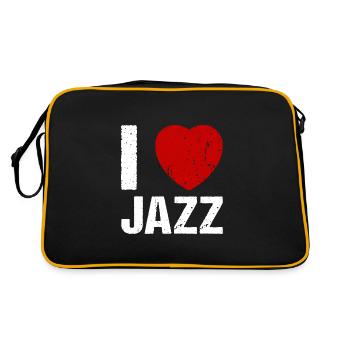 J’adore Jazz Heart Music - Sac Retro - noir/or - Dos