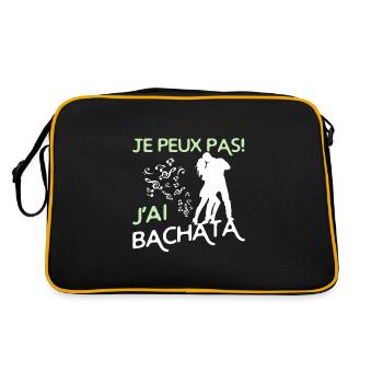 danse Bachata - Sac Retro - noir/or - Dos