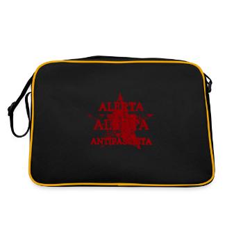 ALERTA ALERTA ANTIFASCISME - Sac Retro - noir/or - Dos