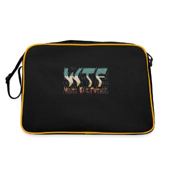 WTF Write The Future Be The Change Save The World - Retro Bag - black/gold - Back