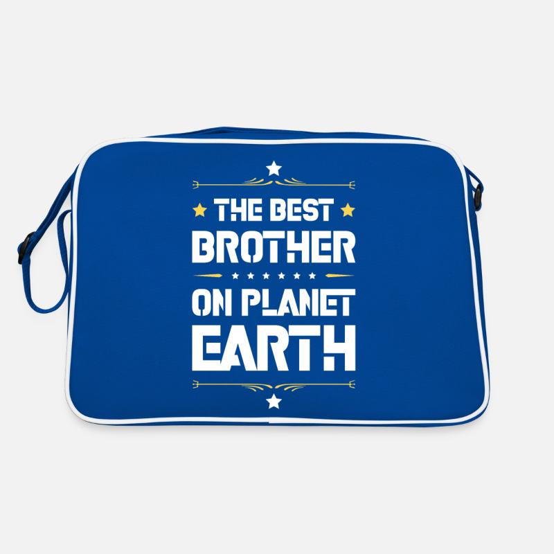 Bester Bruder Spruch Retro Tasche