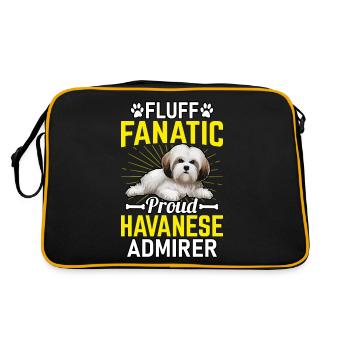 Fanatique de peluches Fier admirateur bichanais - Sac Retro - noir/or - Dos