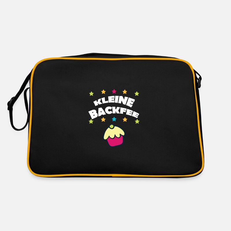 Muffin Backfee Backwaren Hobbybäcker Bäckerei Retro Tasche