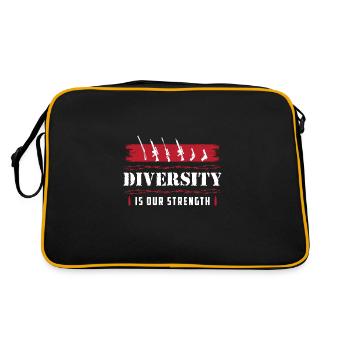 Club de tir sportif de tireur d'élite - Sac Retro - noir/or - Dos