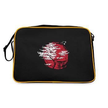Érable nain japonais et torii de voûte - Sac Retro - noir/or - Dos