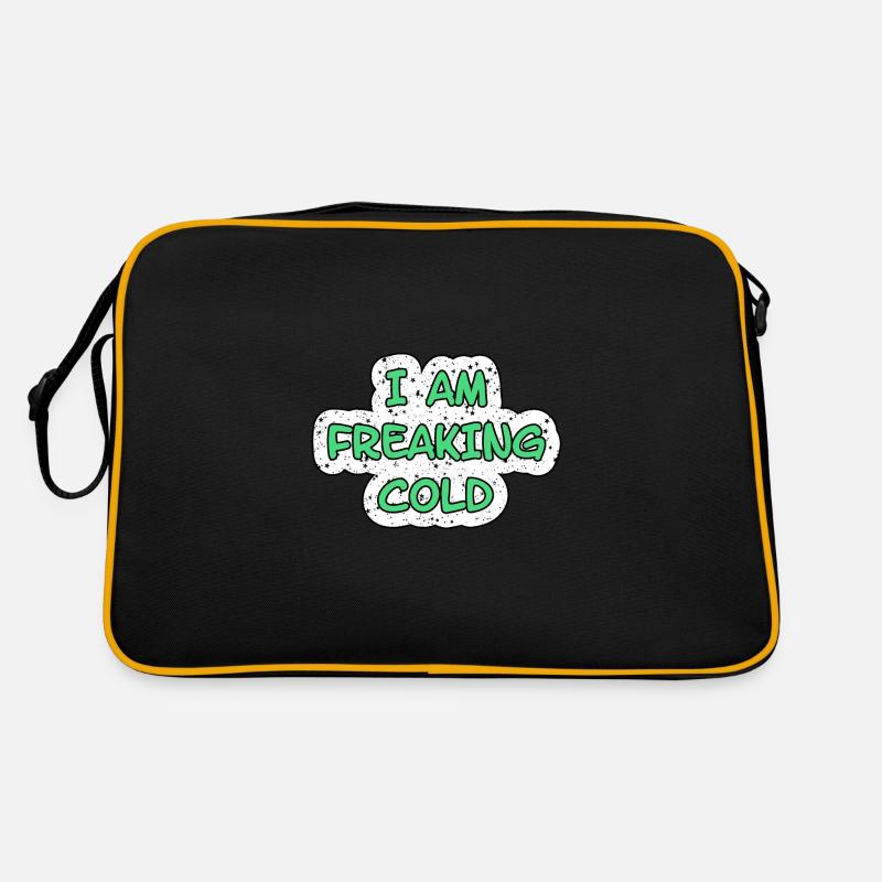 I'M FREAKING COLD COLD Retro Bag