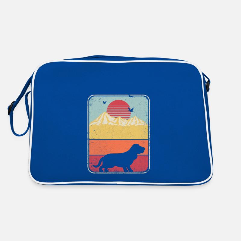 Graphique Basset Hound. Conception de style rétro Sac Retro