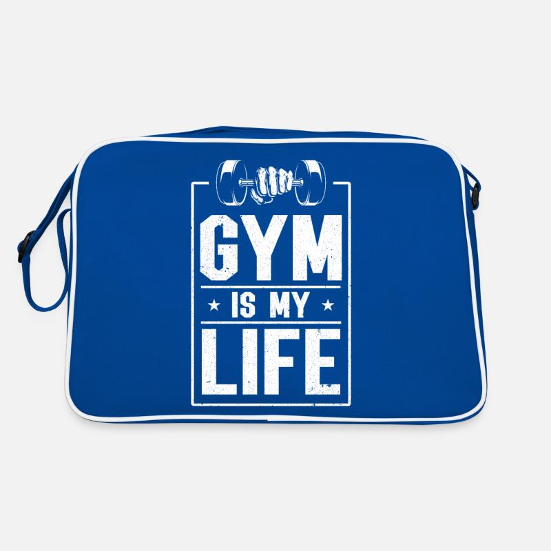 Bodybuilder Body Building Strength Training Cadeau Sac Retro
