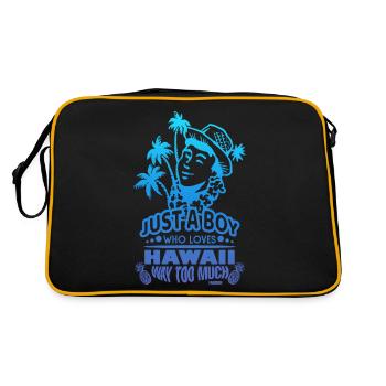 Hawaï - Sac Retro - noir/or - Dos