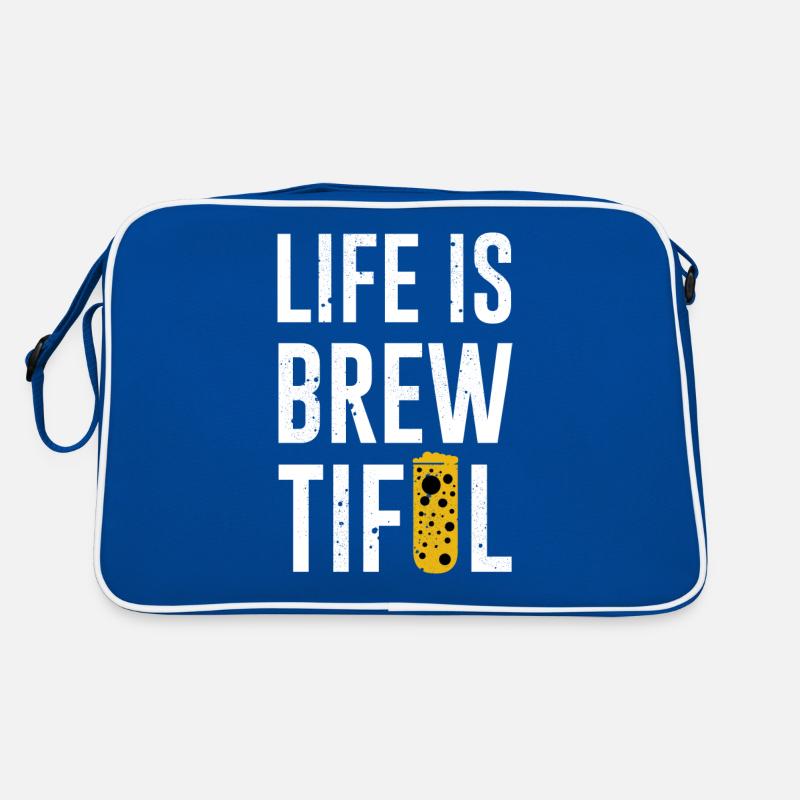 La vie est brassarde Sac Retro