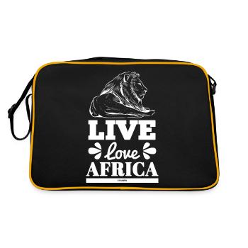 Safari Lion Dicton - Sac Retro - noir/or - Dos