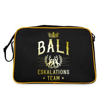 Bali Escalation - Retro Bag - black/gold - Back