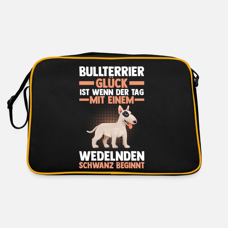 Chien Bull Terrier Sac Retro